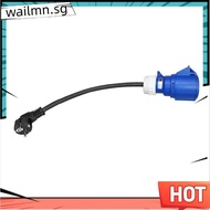 1 Piece EV Charger Female Plug 3 Pins Adapter Waterproof Connection WallMount Socket 32A 1Phase 7KW 