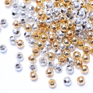 4/5/6/8mm Spacer Bead Alloy Accessories DIY Beaded Bracelet Bead Curtain Gold Silver Spacer Bead Mat