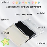 OPTIMISTI False Lashes Show Box,  Square Shape Eyelash Storage Box, Plastic Storage Box