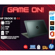 HP ZBOOK 15 G3 - INTEL CORE i7-6820HQ 2.7GHz - 32GB - 1TB SSD - NVIDIA QUADRO M2000M 4G DDR5 GRAPHIC