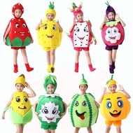 Taiwan Shipping Children's Three-Dimensional Fruit Vegetable Performance Costume Dragon Strawberry C