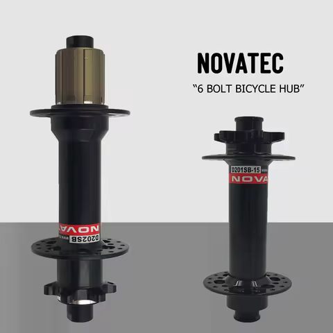 Novatec D201SB-B15 D202SB Beach Snow Bike Fat Tyre Bicycle Hubs 32 Holes Thru Axle 15x150 12x190 12x