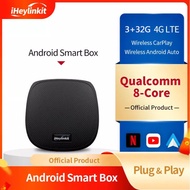 Heylinkit UX999 Pro CarPlay Wireless Android Auto AI Box Automotivo 4 + 64G สำหรับ Netflix YouTube Mirrorlink Google Maps Apps หน้าจอแยก IOS 4G LTE เครือข่าย Audi VW Toyota Benz Ferrari Chery Chevrolet Hyundai Dodge Cadillac LandRover Haval อื่นๆอีกมากมาย