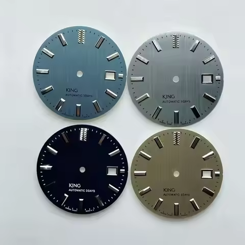 32.5mm NH35 dial KING series original mechanical watch S dial single calendar suitable for Seiko mod