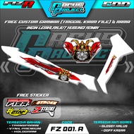 F1ZR MINIMALIST PREMIUM STRIPING STICKERS IN VARIOUS DESIGNS - FREE CUSTOM LOGO AND NAME BY: ORCUS P