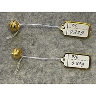 916 Gold Ball Charm Pendant - Loket Emas Tulen Bola - Fits Pandora Bracelet 0.87gram±