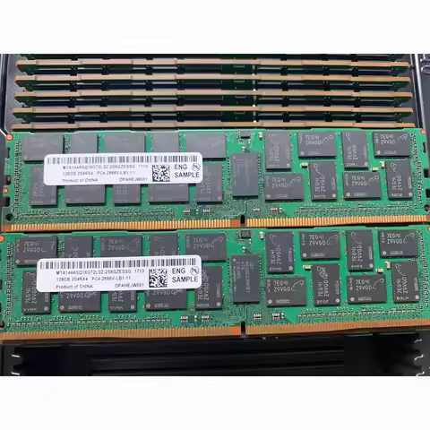 1 Pcs MTA144ASQ16G72LSZ 128GB 128G DDR4 2666MHz 2S4RX4 PC4-2666V ECC REG For MT Server Memory
