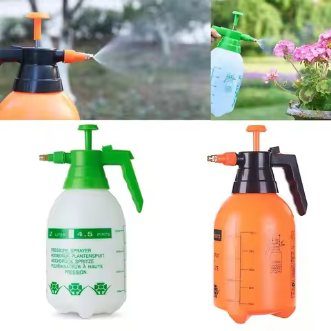 Pressure Sprayer Spray Weed Killer Chemical Water Manual Pump Bottle Garden 2L