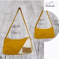 Armpit bag/shoulder bag - recycled jeans/recycle jeans