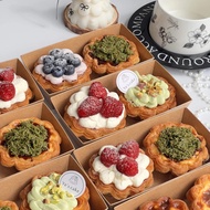 [Egg Tart Packaging Box] Ode Egg Tart Packaging Box Baking Dessert Hot Dog Sandwich Sunflower French