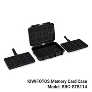 Kiwotos ที่เก็บของการ์ดความจำความจุขนาดใหญ่76การ์ด SD ขนาดเล็ก22การ์ด SD และ16 CFexpress Type-B/ การ