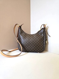 絕版古董包 Celine老花Hobo流浪包 側背包 斜背包 單肩包 中古包