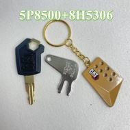 1 Set 5P8500 8H-5306 Key Ignition/door Lock High Quality Key for CAT Excavator Dozer Loader with Kni
