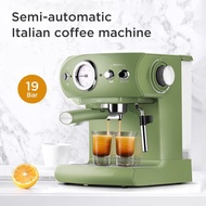 เครื่องชงกาแฟสด PE3606 Petrus(พีทรัส) เครื่องชงกาแฟ เครื่องกาแฟ Retro สไตล์ Espresso ปั๊ม 19บาร์ ✅สิ