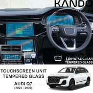 Audi Q7 Tempered Glass Protector Audi Q7 Screen Protector Audi Q7 Head Unit Screen Protector Audi Q7