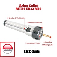 Arbor collet MTB4 ER32 top thread M16 arbor milling drill frais
