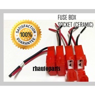 Automotive Fuse Box holder Car Fuse Socket Standard Adapter for Standard Fuse Red Black