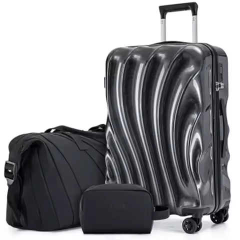 Carry On Luggage 22x14x9 Airline ApprovedABS+PC Hardside Luggage with Spinner Wheels 20 Inch Carry-o