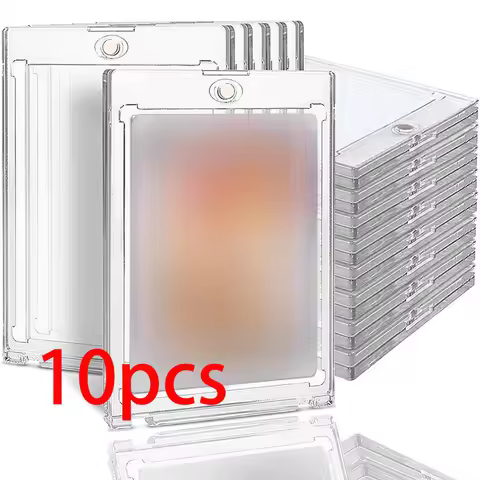 HD Magnetic Card Holder 35Pt for Trading Baseball Card Protector Case Clear Magnet Top Loaders for K