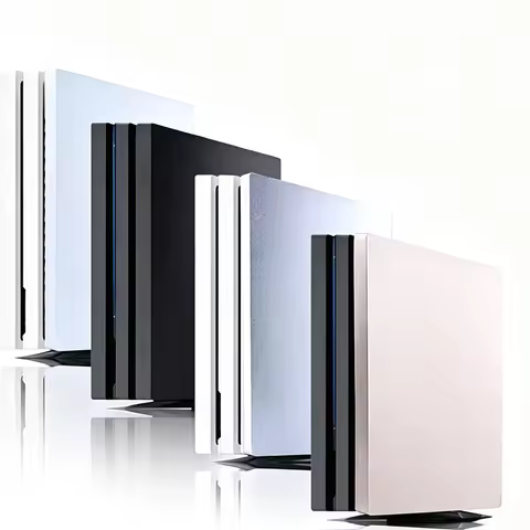 Replacement Housing Shell for PS4 Pro Black White Gold Full Console Front Case Cover for PlayStation
