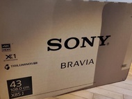 Sony 43吋 X85J Series 4K HDR 智能電視 (Google TV) KD-43X85J 香港行貨