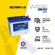 [Installation Provided] Bateri Kereta 130D26L S95 | Voltec EVO EFB Car Battery D26 D26L BateriHub