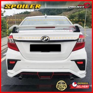 💥Ready Stock💥Perodua Bezza TRD Sportivo V4 GT Spoiler ( WITHOUT PAINT)