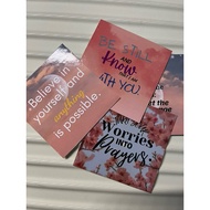 Bible Verse/Inspirational Quotes Mini Poster Wall Decor 3"x3"