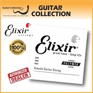 Elixir POLYWEB / NANOWEB Coated 80/20 Bronze Acoustic Guitar Single Strings (030 - 056)