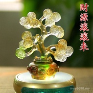 Money Glass Decorative Tree Fortune Tree Ornaments Ancient Method Gifts Opening Ornaments Money Tree