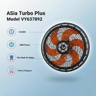ASIA Turbo Plus VY Hanging Fan637892 90W, Copper Motor, 6 Blades 40cm, 4 speeds, Strong wind 95–98 m