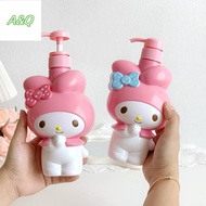 AQ Ins Style Girly Heart Lotion Bottle Standing Bottle Shower Gel Shampoo Bottle Detergent Bottle Em