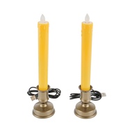 เชิงเทียน USB LED LUZINO รุ่น KB018-YL สีเหลือง