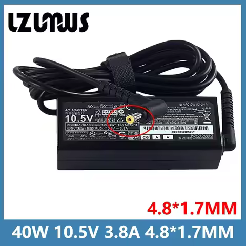 10.5V 3.8A 40W 4.8*1.7MM Laptop Adapter Charger For Sony VAIO Pro 11 13 DUO11 DUO13 VGP-AC10V10 VGP-
