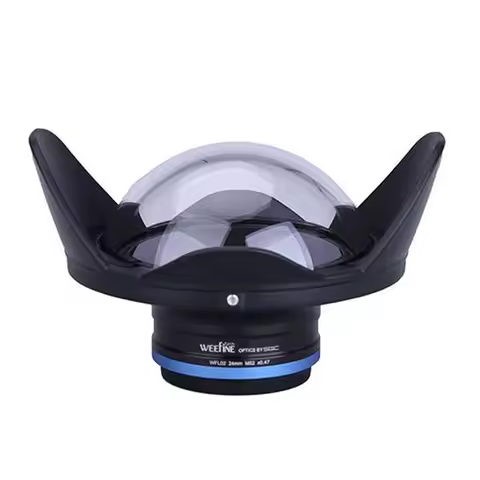 WEEFINE WFL02 External Wide Angle Lens for TG7 TG6 Waterproof Housing RX100 Underwater Photography F