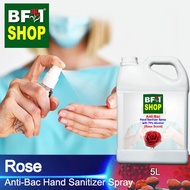 Antibacterial Hand Sanitizer Spray with 75% Alcohol (ABHSS) - Rose - 5L