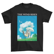 S-5XL Ready stock The Wind RISES #02 Anime T-shirt