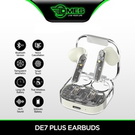 DMES DE7 True Wireless Earbuds Bluetooth 5.3 TWS Sports Gaming Earbuds with Transparency Casing - 2 
