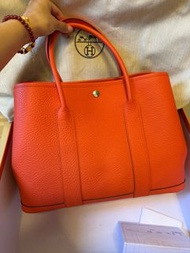Hermes Garden Party 36  內膽刺繡限定款