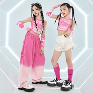 3-14 Years Old Kids Dance Costume Girls Jazz Dance Loose Suits Hiphop Costume Kids Jazz Dance Costum