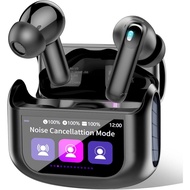 Wireless Earbuds, Bluetooth 5.4 Headphones Multi-Function Touch Screen with 5 EQ Modes, 48H Ear Buds