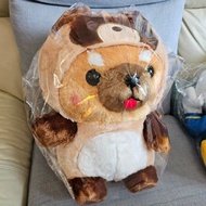 [送SF😍] 全新 日版 有牌 Amuse 豆沙三兄弟 豆柴三兄弟 柴犬 秋田犬 八哥 坐姿 大景品公仔 40cm高 全新正版有吊牌 小熊貓 狸貓