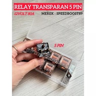 Transparent Horn Relay 5 Pin 12v 80a Car Motorcycle Circuit Breaker PremiumOriginal