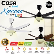 CLEARANCE! Alpha Cosa Xpress LED 54 / 40 3 Color LED AC Motor Remote Control Ceiling Fan