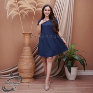 Brufox Store I DRESS MOLA 993 I SWING DRESS I VIRAL BABYDOLWanita Latest Korean style dress