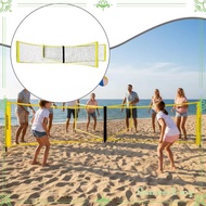 [FlameerdbMY] Volleyball Training Net 4 Way Square PETG Weather Resistant Quick Install Stable Tensi