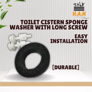 [Ready stock] Toilet Cistern Sponge Washer With Long Screw
