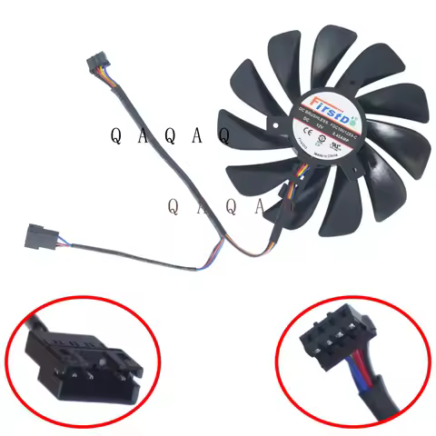 QA Radiator - Fan B - GPU Cooling Fan for XFX for Radeon RX580 RX590 FD