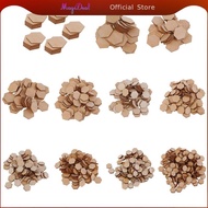 [MagiDeal] 00/200 Pieces Hexagon Shapes MDF Cutouts Wood Wooden Embellishments Shapes for DIY Craft 