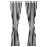 [IKEA] LENDA Curtains with tie-backs, 1 pair 140x250 cm